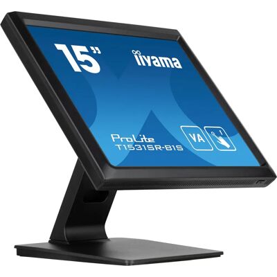 Iiyama T1531SR-B1S 15" Touch POS Monitor - Resistiv VA Iiyama T1531SR-B1S 15" Touch POS Monitor - Resistiv VA