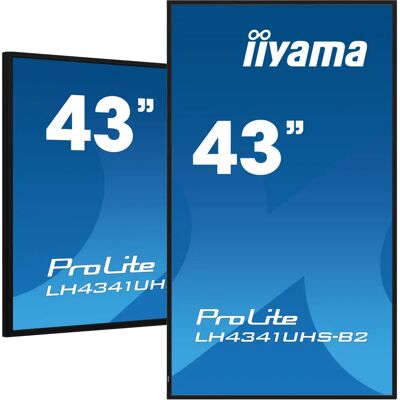 iiyama - LH4341UHS-B2 - 43in - 4K UHD - Signage Display iiyama - LH4341UHS-B2 - 43in - 4K UHD - Signage Display