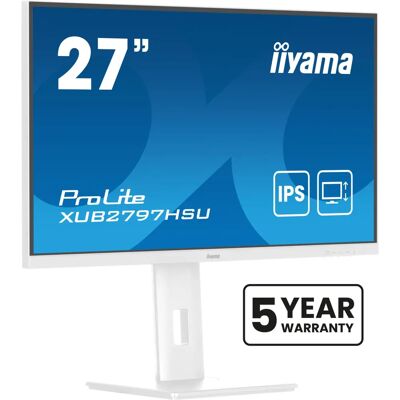 Iiyama ProLite XUB2797HSU-W2 Full HD Monitor - IPS, 100Hz, 1ms, Speakers, HDMI Iiyama ProLite XUB2797HSU-W2 Full HD Monitor - IPS, 100Hz, 1ms, Speakers, HDMI