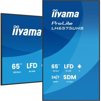iiyama LH6575UHS-B2AG 64,5" 4K Signage Display - Signage Display iiyama LH6575UHS-B2AG 64,5" 4K Signage Display - Signage Display