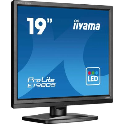 Iiyama ProLite E1980S-B1 LED-skærm - 19" - Sort Iiyama ProLite E1980S-B1 LED-skærm - 19" - Sort