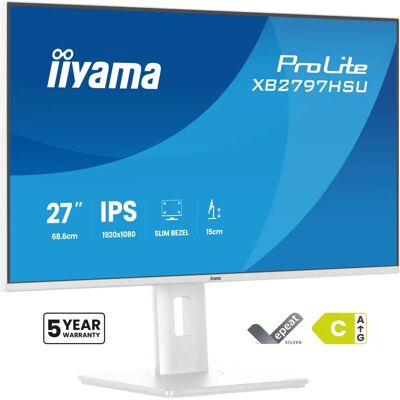 iiyama ProLite XB2797HSU-W1 27" FullHD 120Hz IPS Λευκό iiyama ProLite XB2797HSU-W1 27" FullHD 120Hz IPS Λευκό