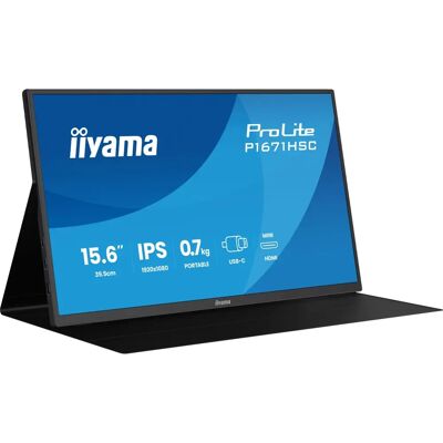 iiyama ProLite P1671HSC-B1 - 15.6-inch Full HD LED Monitor iiyama ProLite P1671HSC-B1 - 15.6-inch Full HD LED Monitor