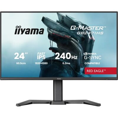 Iiyama G-MASTER GB2471HS-B1 Gaming Monitor - 24-inch Full HD IPS 240Hz G-SYNC Iiyama G-MASTER GB2471HS-B1 Gaming Monitor - 24-inch Full HD IPS 240Hz G-SYNC