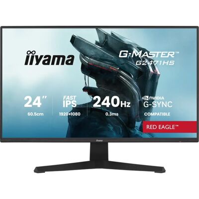 Iiyama G-MASTER G2471HS-B1 Monitor - 24" Full HD, 240Hz, G-SYNC Iiyama G-MASTER G2471HS-B1 Monitor - 24" Full HD, 240Hz, G-SYNC