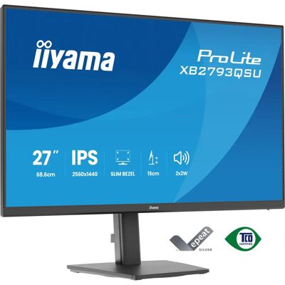 iiyama ProLite XB2793QSU-B1 27" Quad HD Monitor - Ergonomisch & Klar iiyama ProLite XB2793QSU-B1 27" Quad HD Monitor - Ergonomisch & Klar