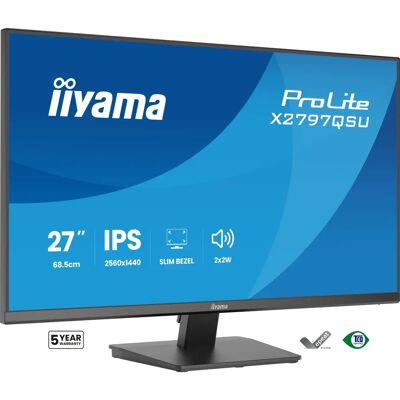 iiyama X2797QSU-B1 27" Quad HD LED Monitor - Computer Monitor iiyama X2797QSU-B1 27" Quad HD LED Monitor - Computer Monitor