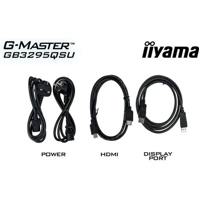 iiyama G-MASTER GB3295QSU-B1 Monitor - 32 inch QHD, 240Hz, HDR400 iiyama G-MASTER GB3295QSU-B1 Monitor - 32 inch QHD, 240Hz, HDR400