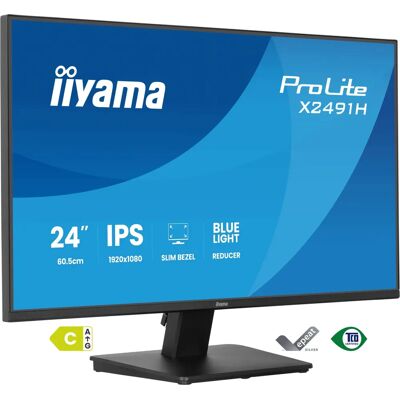 Iiyama ProLite X2491H B1 23,8-tommer Full HD LCD-skærm - Computer Monitor Iiyama ProLite X2491H B1 23,8-tommer Full HD LCD-skærm - Computer Monitor