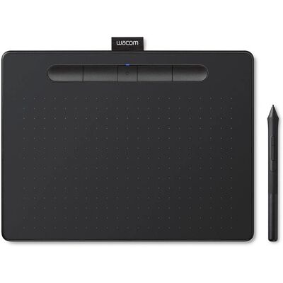 Wacom Intuos S Fekete Grafikus Táblagép Bluetooth & Toll Wacom Intuos S Fekete Grafikus Táblagép Bluetooth & Toll