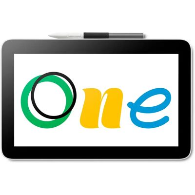 Wacom One 12 White Graphics Tablet - Touchscreen, 2540 lpi, A5 Wacom One 12 White Graphics Tablet - Touchscreen, 2540 lpi, A5