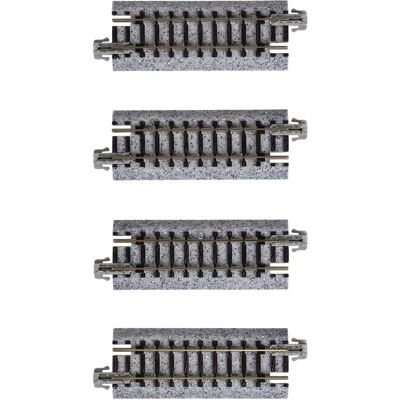 Piste droite de train modélisme KATO - N gauge 62mm - 4 pièces - Publicité Piste droite de train modélisme KATO - N gauge 62mm - 4 pièces - Publicité