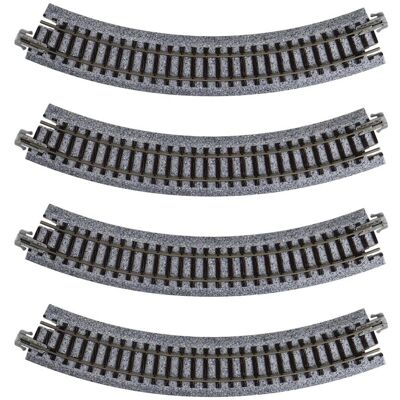 KATO N-Gauge Unitrack Kompakte Gebogene Gleise - Modellbahnzubehör KATO N-Gauge Unitrack Kompakte Gebogene Gleise - Modellbahnzubehör