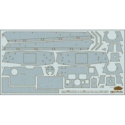 Feuille de revêtement Zimmerit Tamiya King Tiger H. - Maquette 1/35 Feuille de revêtement Zimmerit Tamiya King Tiger H. - Maquette 1/35