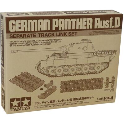 Tamiya Panther D Interlocking Track Set - 1/35 Sotilasmalli Tamiya Panther D Interlocking Track Set - 1/35 Sotilasmalli