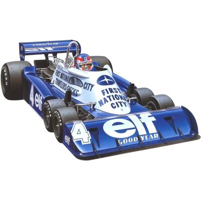 Tamiya Tyrrell P34 1977 Monaco GP Modellbyggsats Tamiya Tyrrell P34 1977 Monaco GP Modellbyggsats