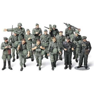 Tamiya Modellfiguren - Deutsches Infanterie im Manöver - 15 Stück - 1:48 Tamiya Modellfiguren - Deutsches Infanterie im Manöver - 15 Stück - 1:48