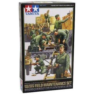 Tamiya WWII Deutsches Panzercrew - 1:48 Maßstab Figuren Tamiya WWII Deutsches Panzercrew - 1:48 Maßstab Figuren