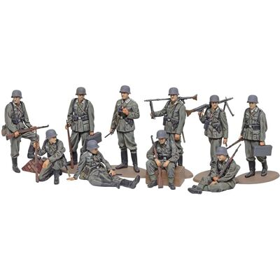 TAMIYA Infanterie allemande WWII 1/48 Kit de Modèle - Série No.102 TAMIYA Infanterie allemande WWII 1/48 Kit de Modèle - Série No.102