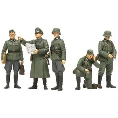 Set de Comandante de Campo del Ejército Alemán Tamiya - Figuras en 1/35 Set de Comandante de Campo del Ejército Alemán Tamiya - Figuras en 1/35