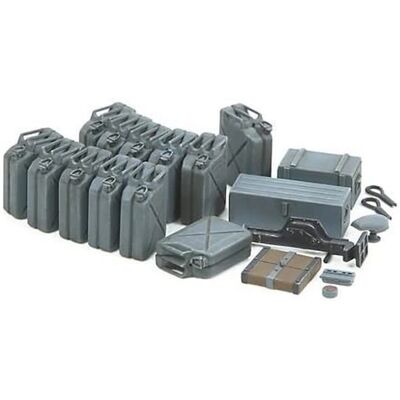 TAMIYA Armée Allemande Type Précoce Set de Bidons 1/35 - Série Miniatures Militaires TAMIYA Armée Allemande Type Précoce Set de Bidons 1/35 - Série Miniatures Militaires