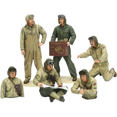 Tamiya US Tank Crew Európai Színház - Modell figurák Tamiya US Tank Crew Európai Színház - Modell figurák