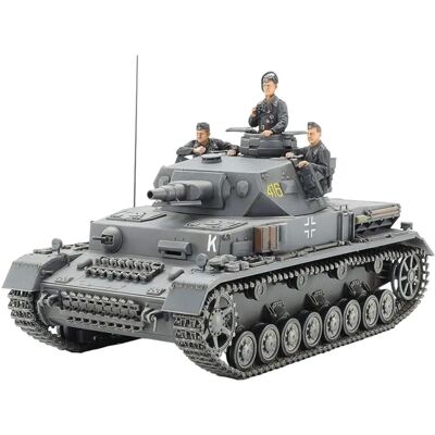 Kit de modèle Tamiya Panzer IV Ausf.F - Modèle militaire - Échelle 1:35 Kit de modèle Tamiya Panzer IV Ausf.F - Modèle militaire - Échelle 1:35