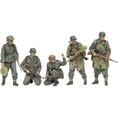 Kit de Modelo Tamiya - Infantería Alemana WWII 1943-45 - 1:35 Kit de Modelo Tamiya - Infantería Alemana WWII 1943-45 - 1:35