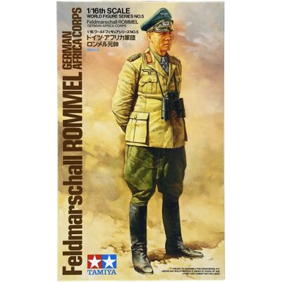 Figuras Tamiya 1/16 Rommel - Exército Alemão África Figuras Tamiya 1/16 Rommel - Exército Alemão África