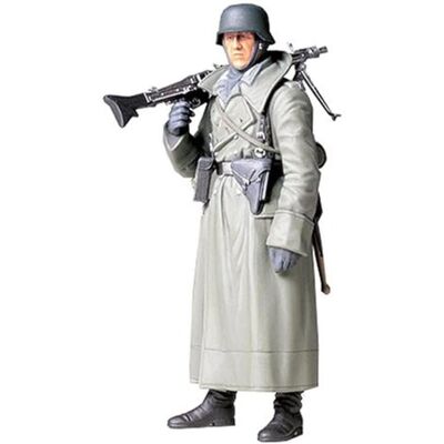 TAMIYA Soldat allemand mit Maschinengewehr 1/16 - Figur historique - Kit de modèle TAMIYA Soldat allemand mit Maschinengewehr 1/16 - Figur historique - Kit de modèle