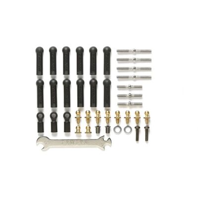 Tamiya Tt 02B Ensemble de Barres Filetées Ajustables - Pièce Détachée Voiture RC Tamiya Tt 02B Ensemble de Barres Filetées Ajustables - Pièce Détachée Voiture RC