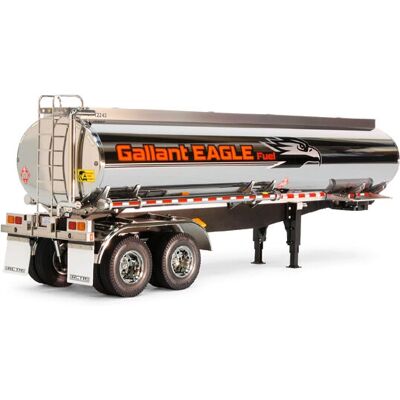 Tamiya Bränsletanktrailer - Skala 1:14, Aluminium chassi, Kromade detaljer Tamiya Bränsletanktrailer - Skala 1:14, Aluminium chassi, Kromade detaljer