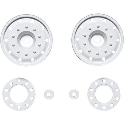 Ruote RC Bianche Tamiya 56543 - Per modelli 30mm/Hex Ruote RC Bianche Tamiya 56543 - Per modelli 30mm/Hex