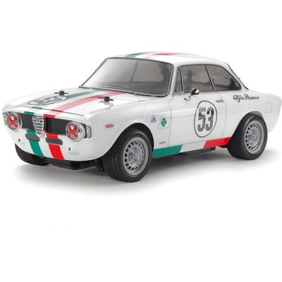 Tamiya Alfa Romeo Giulia Sprint RC Samochód - 1:10 - Elektryczny, 2WD Tamiya Alfa Romeo Giulia Sprint RC Samochód - 1:10 - Elektryczny, 2WD