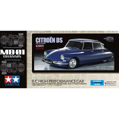 Tamiya Citroen DS RC Auto - Schaal 1:10 - Montagekit Tamiya Citroen DS RC Auto - Schaal 1:10 - Montagekit