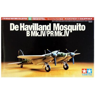 Kit Modello Mosquito B Mk.IV di Tamiya - Collezione Warbird 1/72 Kit Modello Mosquito B Mk.IV di Tamiya - Collezione Warbird 1/72
