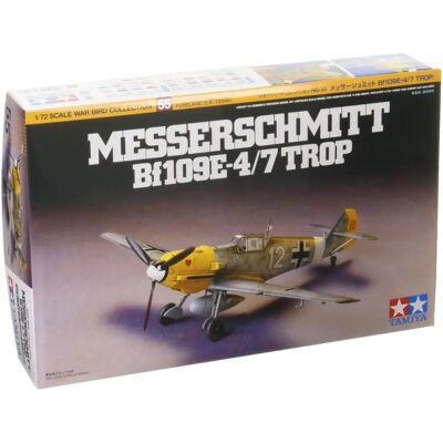 Zestaw modelarski Tamiya Messerschmitt Bf 109E-4/Bf 109E-7 Tropikalny Zestaw modelarski Tamiya Messerschmitt Bf 109E-4/Bf 109E-7 Tropikalny