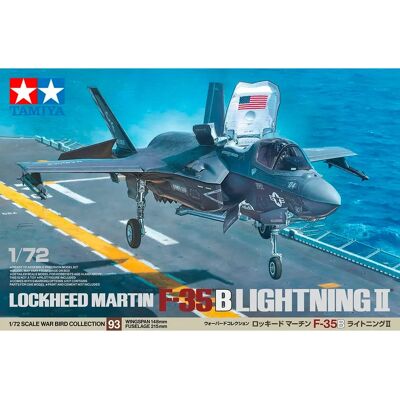 Kit de modelismo Tamiya Lockheed Martin F-35B Lightning II - Caza furtivo - 1:72 Kit de modelismo Tamiya Lockheed Martin F-35B Lightning II - Caza furtivo - 1:72