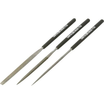 Strumenti di finitura modelli Tamiya - Set di 3 lime - Strumenti per modelli Strumenti di finitura modelli Tamiya - Set di 3 lime - Strumenti per modelli