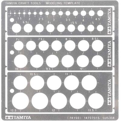 Tamiya Modellbauwerkzeuge - Kreis-Schablonen - Produkttyp Tamiya Modellbauwerkzeuge - Kreis-Schablonen - Produkttyp