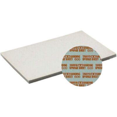 Éponge de ponçage Tamiya 600 Grain - Produit de ponçage Éponge de ponçage Tamiya 600 Grain - Produit de ponçage