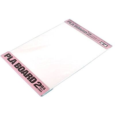 Hoja de Plástico Tamiya - 257x364mm - 2mm de grosor - Blanco - Material para Modelismo Hoja de Plástico Tamiya - 257x364mm - 2mm de grosor - Blanco - Material para Modelismo