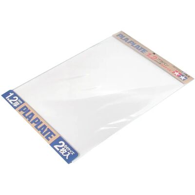 TAMIYA Weiße Kunststoffplatte B4 1.2mm - Kunststoffplatte TAMIYA Weiße Kunststoffplatte B4 1.2mm - Kunststoffplatte