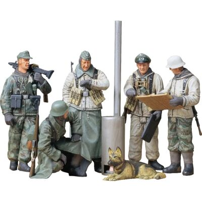 Tamiya Soldats Allemands Kit Modèle - Figures WWII 1:35 Tamiya Soldats Allemands Kit Modèle - Figures WWII 1:35
