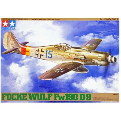 Kit Maquette Avion Tamiya Fw190 D-9 1/48 Kit Maquette Avion Tamiya Fw190 D-9 1/48
