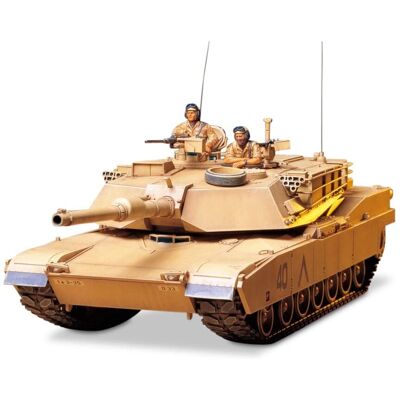 Tamiya M1A1 Abrams Tykki - 1:35 Skaala Tamiya M1A1 Abrams Tykki - 1:35 Skaala