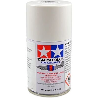 Spray blanc Insignia Tamiya - Peinture acrylique - Modèle d'avion - Publicité Spray blanc Insignia Tamiya - Peinture acrylique - Modèle d'avion - Publicité