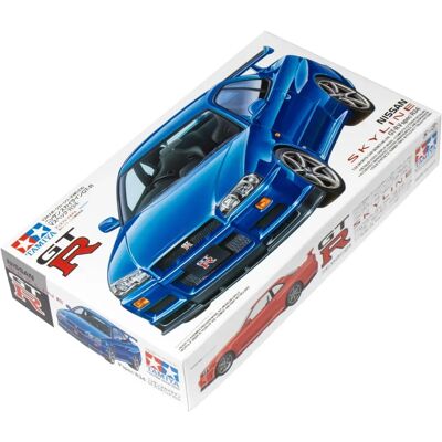 Tamiya Nissan Skyline GT-R V-spec 1:24 Zestaw modelarski Tamiya Nissan Skyline GT-R V-spec 1:24 Zestaw modelarski