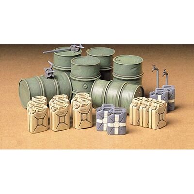 Tamiya Saksan polttoainesäiliöt 1:35 mittakaavassa Tamiya Saksan polttoainesäiliöt 1:35 mittakaavassa