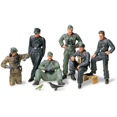 Tamiya Saksan Panssarivaunun miehistö 1:35 - Mallifigurer Tamiya Saksan Panssarivaunun miehistö 1:35 - Mallifigurer